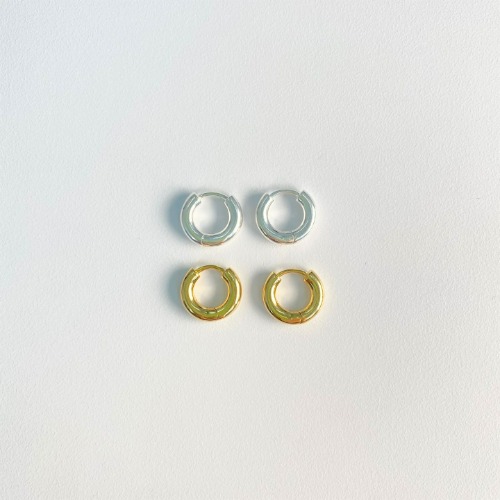 [ Silver 925 ] Hoop Earrings